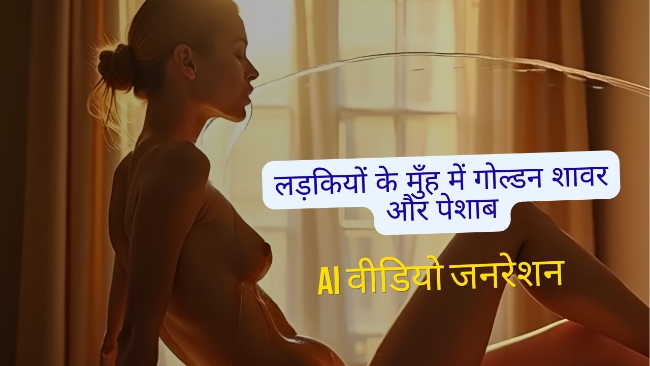 मुँह में गोल्डन शावर: लड़कियों पर पेशाब वाली पोर्न वीडियो बनाने के प्रॉम्प्ट