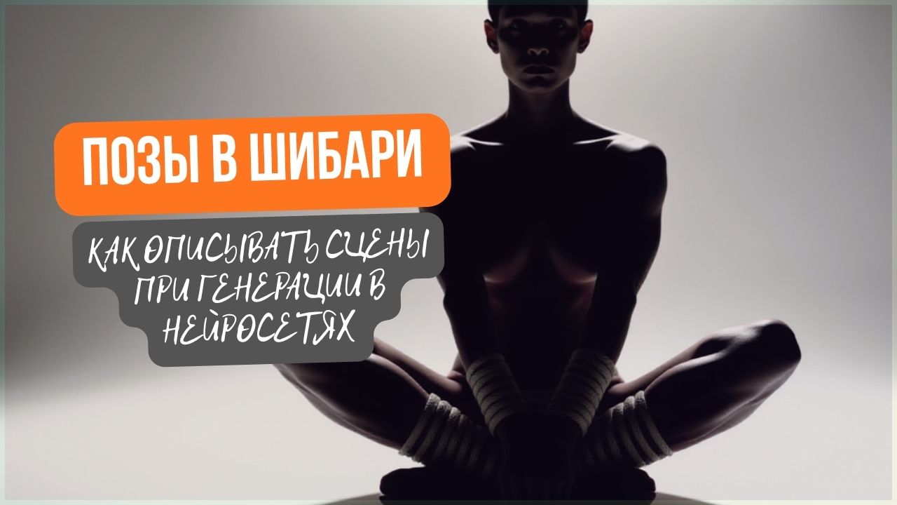 Шибари позы для генерации изображений и видео в нейросетях